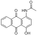 结构式 CAS# 7323-62-8, 1-乙酰氨基-4-羟基蒽醌