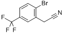 structure of CAS# 732306-26-2, 2-Bromo-5-(Trifluoromethyl)Phenylacetonitrile;2-(2-Bromo-5-(Trifluoromethyl)Phenyl)Acetonitrile;2-BROMO-5-(TRIFLUOROMETHYL)PHENYLACETONITRILE;4-Bromo-3-(Cyanomethyl)Benzotrifluoride