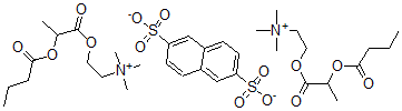CAS#: 73231-79-5， 2-(2-Butanoyloxypropanoyloxy)Ethyl-Trimethylazanium Naphthalene-2,6-Disulfonate