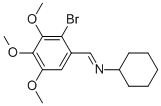 CAS#: 73252-56-9， N-(2-Bromo-3,4,5-Trimethoxybenzylidene)Cyclohexylamine