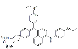 CAS#: 73309-46-3， [4-[Bis(4-Diethylaminophenyl)Methylidene]Naphthalen-1-Ylidene]-(4-Ethoxyphenyl)Azanium Chloride