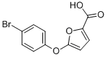 structure of CAS# 73420-68-5, 5-(4-Bromophenoxy)-2-Furoic Acid;5-(4-Bromophenoxy)-2-Furoic Acid