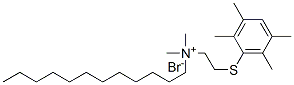 CAS#: 73430-82-7， Dodecyl-Dimethyl-[2-(2,3,5,6-Tetramethylphenyl)Sulfanylethyl]Azanium Bromide