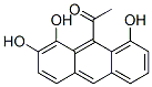 CAS 登录号：73637-16-8， 1-(1,2,8-三羟基蒽-9-基)乙酮