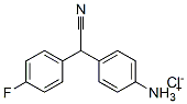 CAS 登录号：73663-75-9， [4-[氰基-(4-氟苯基)甲基]苯基]氯化铵