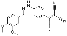 CAS#: 73664-54-7， 2-[4-[(2E)-2-[(3,4-Dimethoxyphenyl)Methylidene]Hydrazinyl]Phenyl]Ethene-1,1,2-Tricarbonitrile