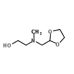 CAS#: 736883-79-7， 2-[(1,3-Dioxolan-2-ylmethyl)(methyl)amino]ethanol