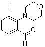 结构式 CAS# 736991-35-8, 3-氟-2-(N-吗啉基)-苯甲醛