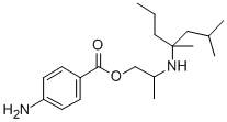 CAS#: 73713-49-2， 2-(2,4-Dimethylheptan-4-Ylamino)Propyl 4-Aminobenzoate