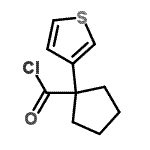 CAS#: 73812-19-8， 1-(3-Thienyl)cyclopentanecarbonyl chloride