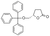 structure of CAS# 73968-62-4, (S)-(+)-gamma-(Trityloxymethyl)-gamma-Butyrolactone;(5S)-5-[Tri(Phenyl)Methoxymethyl]Tetrahydrofuran-2-One;(5S)-5-[Tri(Phenyl)Methoxymethyl]-2-Tetrahydrofuranone;(S)-()-Gamma-Trityloxymethyl-Gamma-Butyrolactone