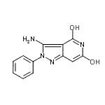 CAS#: 74037-32-4， 3-Amino-2-phenyl-2H-pyrazolo[4,3-c]pyridine-4,6-diol