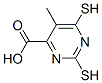 CAS#: 74039-18-2， 2,6-Dimercapto-5-Methyl-4-Pyrimidinecarboxylic Acid