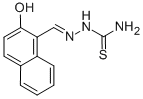结构式 CAS# 7410-40-4, 2-羟基-1-萘甲醛缩氨基硫脲