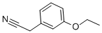 structure of CAS# 74205-55-3, 3-Ethoxyphenylacetonitrile;3-ETHOXYPHENYLACETONITRILE