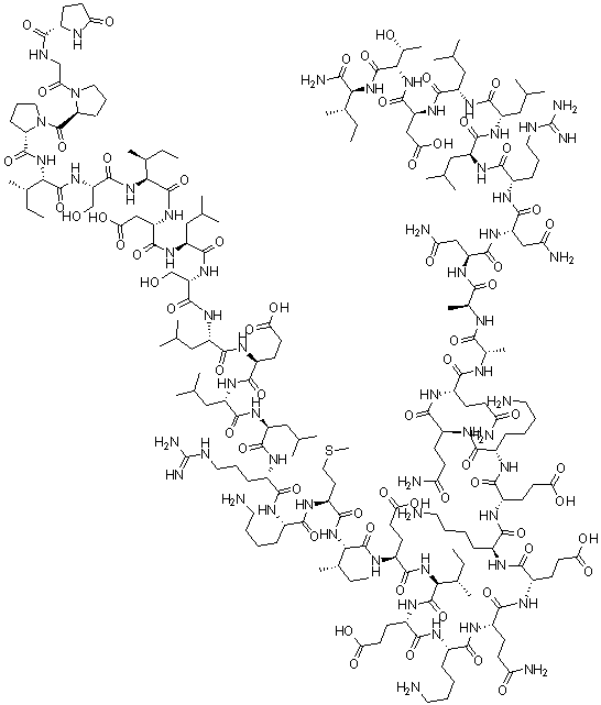 结构式 CAS# 74434-59-6, 蛙皮降压肽
