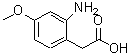CAS#: 744984-13-2， (2-Amino-4-methoxyphenyl)acetic acid