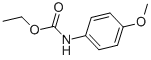 structure of CAS# 7451-55-0, N-(4-Methoxyphenyl)-Carbamic Acid Ethyl Ester;N-(4-Methoxyphenyl)Carbamic Acid Ethyl Ester;Carbamic Acid, 4-Methoxyphenyl, Ethyl Ester;Nsc24696