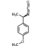 structure of CAS# 745783-83-9, 1-[(1R)-1-Isocyanatoethyl]-4-methoxybenzene;(1R)-1-(4-methoxyphenyl)ethanisocyanate;(R)-(-)-1-(4-METHOXYPHENYL)ETHYL ISOCYANATE;(R)-1-(1-isocyanatoethyl)-4-methoxybenzene