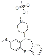structure of CAS# 74611-28-2, Methiothepin Mesylate Serotinin 5-HT(1) ANT