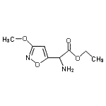 CAS#: 746568-85-4， Ethyl amino(3-methoxy-1,2-oxazol-5-yl)acetate