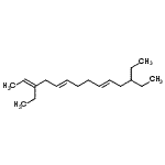 CAS#: 74685-87-3， (2E,5E,9E)-3,12-Diethyl-2,5,9-tetradecatriene