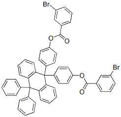 CAS#: 7470-29-3， [4-[9-[4-(3-Bromobenzoyl)Oxyphenyl]-10,10-Diphenyl-Anthracen-9-Yl]Phenyl] 3-Bromobenzoate
