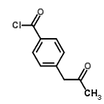 CAS#: 74733-17-8， 4-(2-Oxopropyl)benzoyl chloride