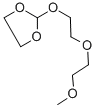 结构式 CAS# 74733-99-6, 2-[2-(2-甲氧基乙氧基)乙氧基]-1,3-二氧戊环