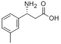 structure of CAS# 748128-33-8, (R)-3-Amino-3-(3-Methyl-Phenyl)-Propionic Acid