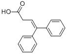structure of CAS# 7498-88-6, 4,4-Diphenyl-3-Butenoic Acid;3-Butenoic Acid, 4,4-Diphenyl-;4,4-Diphenyl-3-Butenoic Acid;Nsc407596
