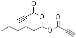 CAS 登录号：74987-93-2， 1,1-己烷二基二(2-丙炔酸酯)