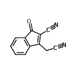 CAS#: 749894-10-8， 3-(Cyanomethyl)-1-oxo-1H-indene-2-carbonitrile
