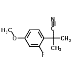 CAS#: 749934-28-9， 2-(2-Fluoro-4-methoxyphenyl)-2-methylpropanenitrile
