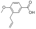 structure of CAS# 7501-09-9, 4-Methoxy-3-prop-2-enylbenzoic acid;3-Allyl-4-Methoxy-Benzoic Acid;3-Allyl-4-Methoxybenzoic Acid;4-Methoxy-3-Prop-2-Enyl-Benzoic Acid
