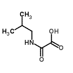 结构式 CAS# 75235-38-0, (异丁基氨基)(氧代)乙酸