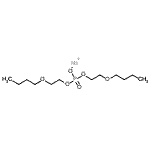 CAS#: 75239-49-5， Sodium bis(2-butoxyethyl) phosphate