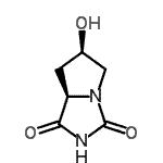 CAS#: 75281-55-9， (6R,7aR)-6-Hydroxytetrahydro-1H-pyrrolo[1,2-c]imidazole-1,3(2H)-dione