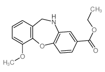 CAS 登录号：75451-07-9， 10-甲氧基-5,6-二氢苯并[b][1,5]苯并氧氮杂卓-3-羧酸乙酯