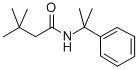 CAS#: 75463-73-9， 3,3-dimethyl-N-(1-methyl-1-phenylethyl)-Butanamide
