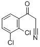 structure of CAS# 75473-09-5, 2,3-Dichlorobenzoylacetonitrile