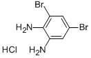 structure of CAS# 75568-11-5, 3,5-Dibromo-1,2-Phenylenediamine Monohydrochloride;(2-Amino-4,6-Dibromo-Phenyl)Amine;Nsc522089;3,5-Dibromo-1,2-Benzenediamine