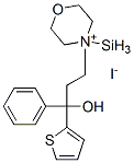 CAS#: 75573-27-2， Hydroxy-[2-(4-Methylmorpholin-4-Ium-4-Yl)Ethyl]-Phenyl-Thiophen-2-Ylsilane Iodide