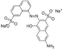 CAS#: 75627-21-3， 7-Amino-4-Hydroxy-3-[(7-Sulpho-1-Naphthyl)Azo]Naphthalene-2-Sulphonic Acid Sodium Salt