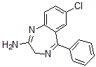 CAS#: 7564-07-0， N-Desmethyl-N(4)-Desoxychlordiazepoxide