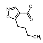 CAS#: 75706-00-2， 5-butylisoxazole-4-carbonyl chloride