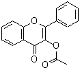 structure of CAS# 7578-68-9, 4-Oxo-2-phenyl-4H-chromen-3-yl acetate;3-ACETOXYFLAVONE;4-Oxo-2-phenyl-4H-chromen-3-ylacetat;A-0290