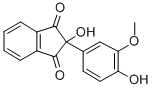 CAS#: 75840-16-3， 2-Hydroxy-2-(4-Hydroxy-3-Methoxyphenyl)Indene-1,3-Dione