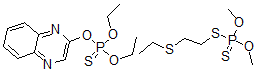 CAS#: 75848-17-8， Phosphorothioic acid, O,O-diethyl O-2-quinoxalinyl ester, mixt. with S-(2-(ethylthio)ethyl) O,O-dimethyl phosphorodithioate