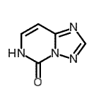 structure of CAS# 76044-31-0, [1,2,4]Triazolo[1,5-c]pyrimidin-5(6H)-one;6H-[1,2,4]Triazolo[1,5-c]pyrimidin-5-one;MFCD09839071